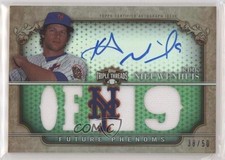 2013 Topps Triple Threads Future Phenoms Emerald 38/50 Kirk Nieuwenhuis Auto t8i