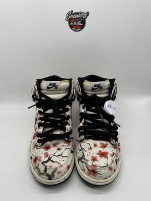 Nike Dunk Sb High Pro Cherry Blossom White 2016 Japan 305050-106