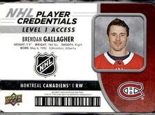 2018 Upper Deck MVP #NHL-BG Brendan Gallagher(E)