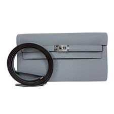 HERMES Kelly To Go K Stamp (2025) Blue Glacier SHW Epsom Leather #042