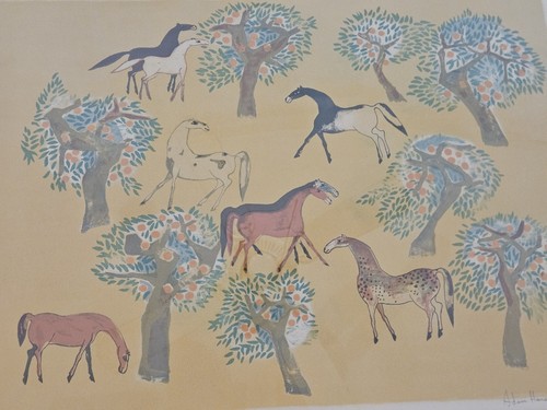 ๐ Adam Henein Signed Limited Edition Print #88/260 โ Framed Egyptian Art ๐ผ๏ธ