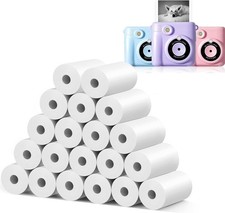 20-Pack Instant Print Camera for Kids Refill Paper, HD Paper for Kidizoom and...