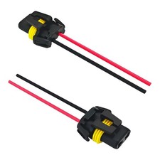 2PCS 9005 Headlight Connector Pigtail Headlight Wiring Harness Female Adapter...