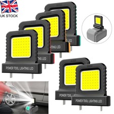 2/4Pcs Cordless LED Work Light for Power Tool Batteries Jobsite Spotlight Tool