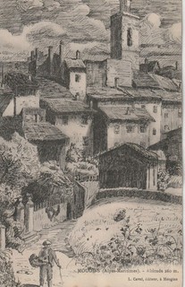 CPA 06 Gravure MOUGINS