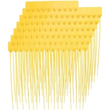100 OEM Plastic Seals, Numbered Cable Tie Tags, Se8192