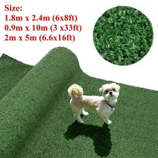 3ft 33ft Green Artificial Grass Rug Grass Carpet Rug Synthetic Turf Thick Lawn