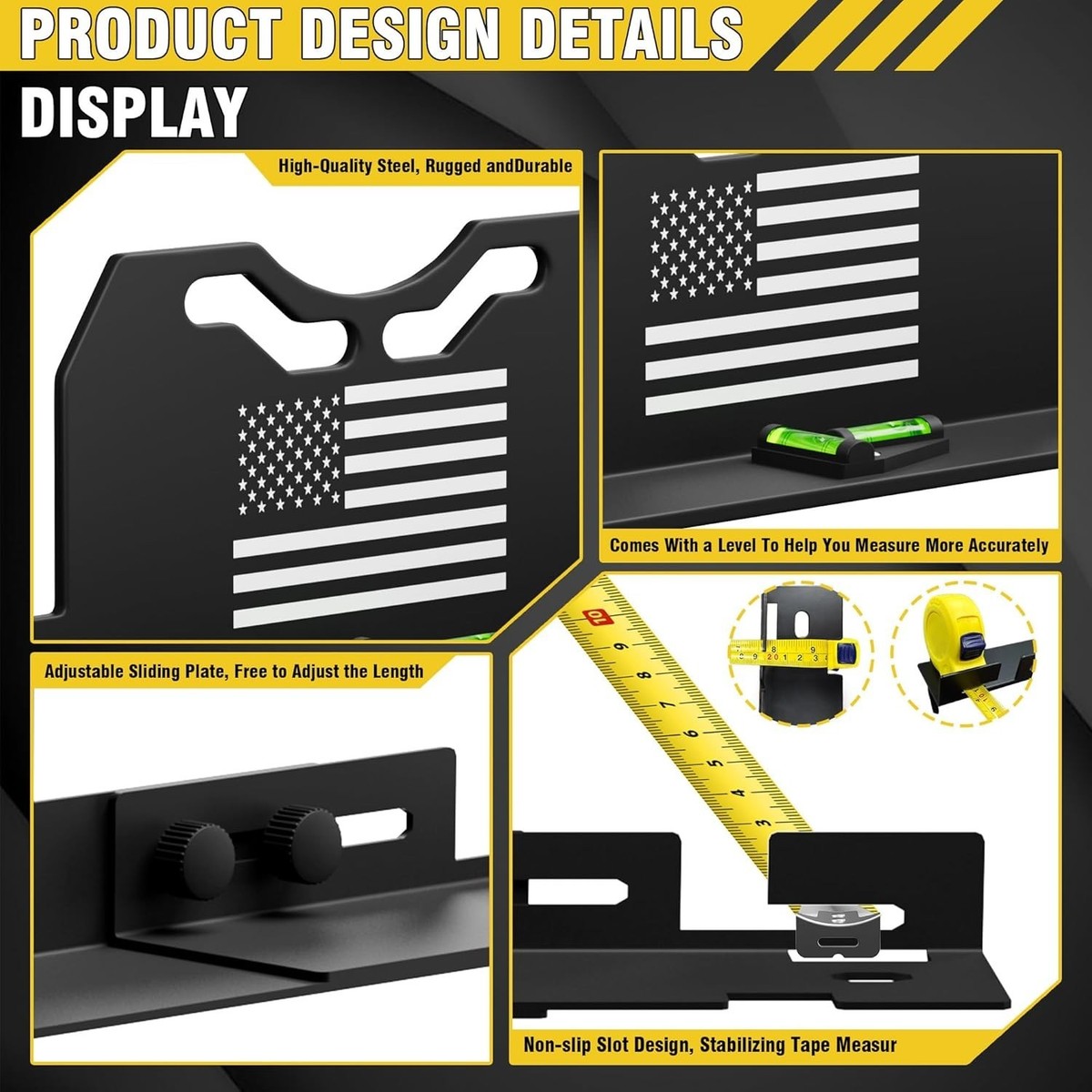 Heavy Duty Wheel Alignment Toe Plates Kit – 2026 Upgraded – Universal For Cars Trucks ATV