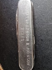 Silver Pocket Knife Engraved 