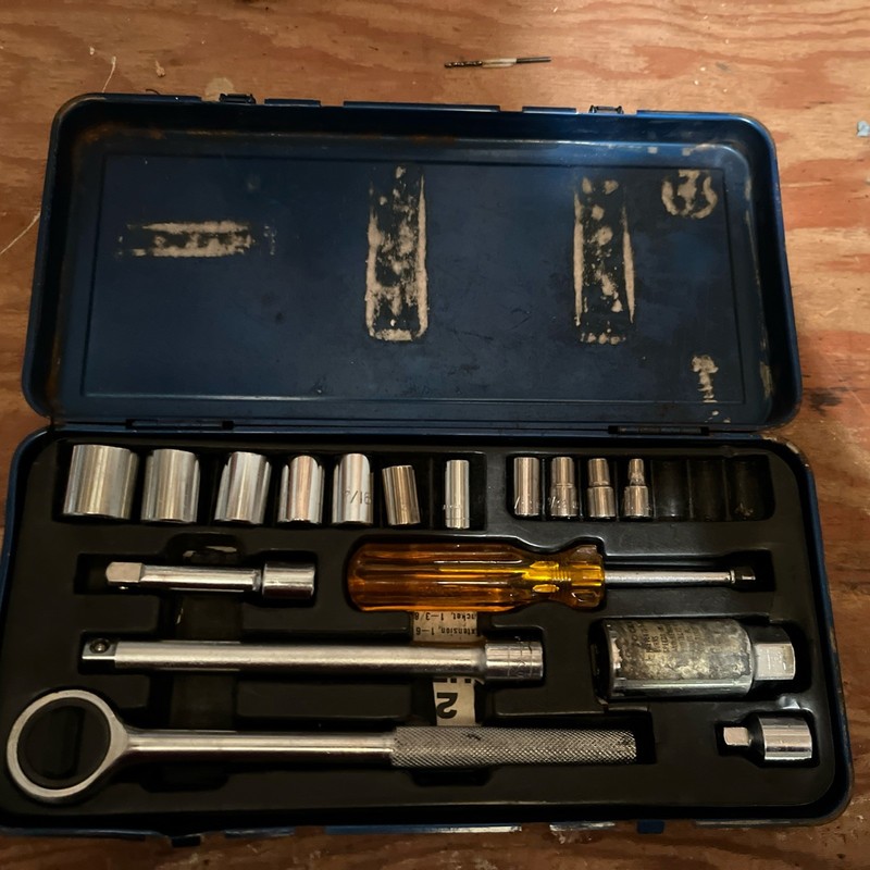 Vintage barkers Socket Set 3/8th Inch Drive