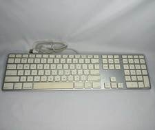 Genuine Apple A1243 Wired Mac Standard USB Keyboard w/ Numeric Keypad OEM Tested