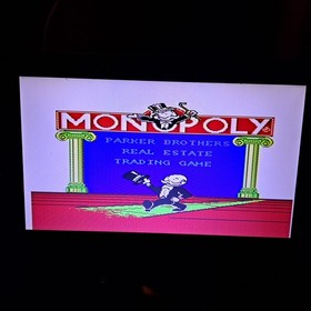 Monopoly (Nintendo NES, 1991) Cib Complete w/ Manual TESTED Works