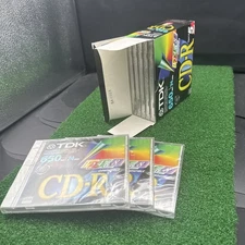 (Lot Of 8) TDK CD-R  Recordable Compact Discs 650MB 74 Minutes NEW/SEALED