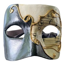 Handmade Venetian Mask Gli Amici di Pierrot Music Opera Venice Made in Italy