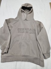 fear of gods essentials hoodie small