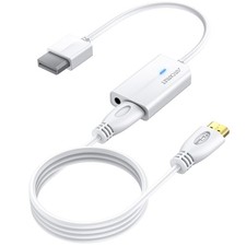 AUTOUTLET Wii to HDMI Converter 1080P with 6ft High Speed HDMI Cable Wii2 HDMI A