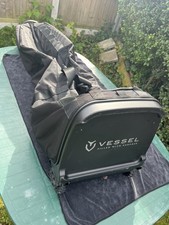 VESSEL Golf Travel Cover – NEW – Premium Tour Travel Bag – Hard Base – Black