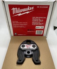 Milwaukee 49-16-2453C 3/4" PEX-CRIMP Press Jaw & Stamping Gauge Force Logic