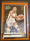 Azzi Fudd Auto 2025-26 Donruss Autographs Orange Lava #87 (SN#73/99)