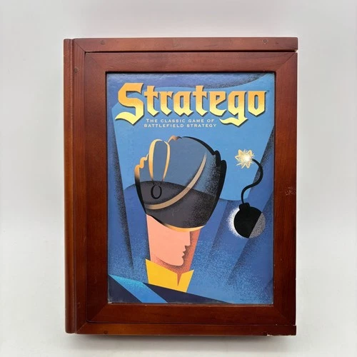 Stratego Vintage Game Collection COMPLETE Hasbro 2005 Capture Flag Bookshelf