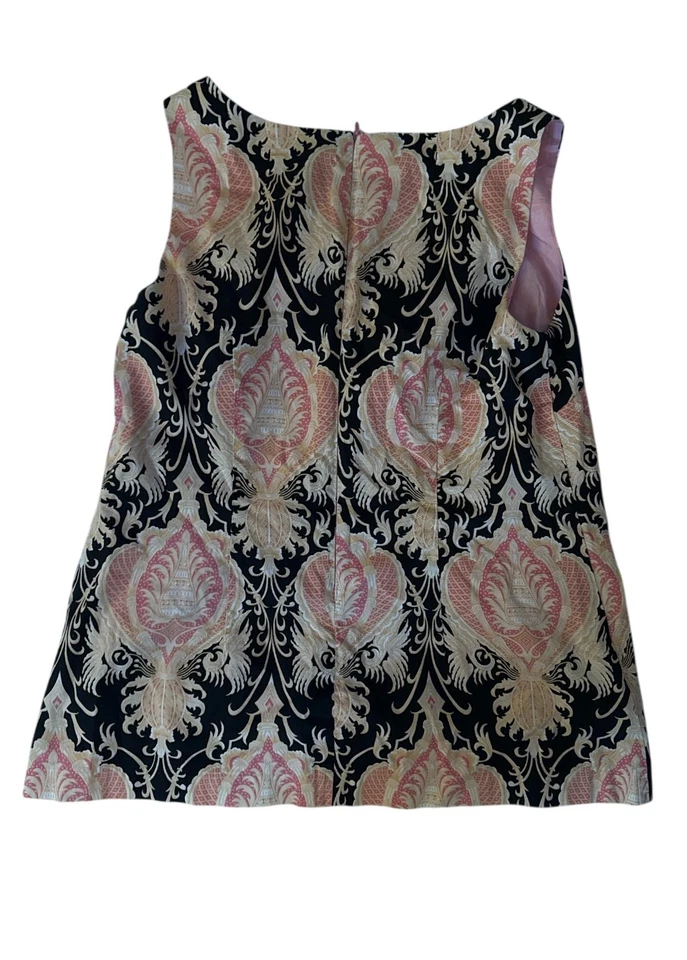 Nice Trina Turk A Pea in the Pod Black  Pink Multicolor Maternity Blouse Size S - Image 3 of 4