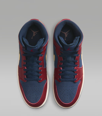 NIKE Air Jordan 1 Mid SE Men's Shoes IO7449-600 US 7-13 Team Red