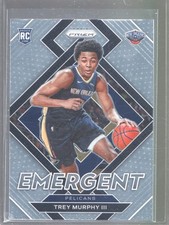 2021-22 Panini Prizm - Emergent Trey Murphy III #3 Rookie Silver - Pelicans