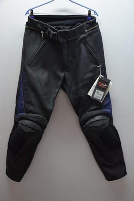 Pantaloni in Pelle da Moto Spidi Sportech Nero Blu TG. 54 15