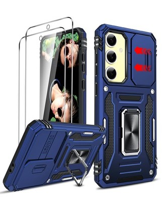 Funda Forro Para Samsung GALAXY S24 FE 5G 6.7 Shockproof Rotating Kickstand