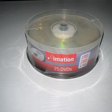 Z21- Imation DVD-R 8x 4.7GB Genuine Blank Media Recordable 25 Discs- New