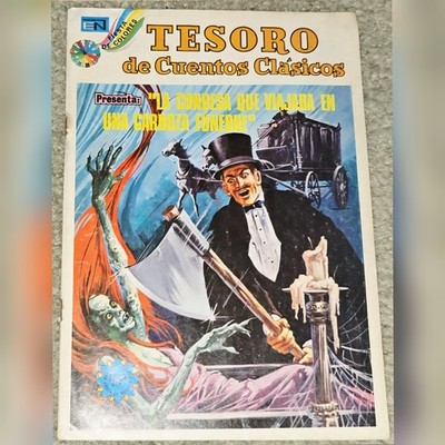 1 Rare HTF Tesoro De Cuentos Clasicos 211 MX 1974 Horror Slaughter House Crypt