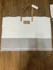 Cozy Earth Oversized XXL And Mini Canvas Everyday Tote Bag  Leather Strap  