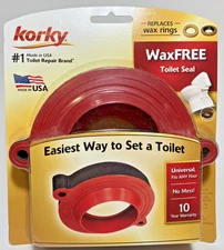 Korky Wax Free Toilet Seal 6010