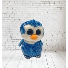 TY Beanie Baby Blue Penguin Ice Cube 9”