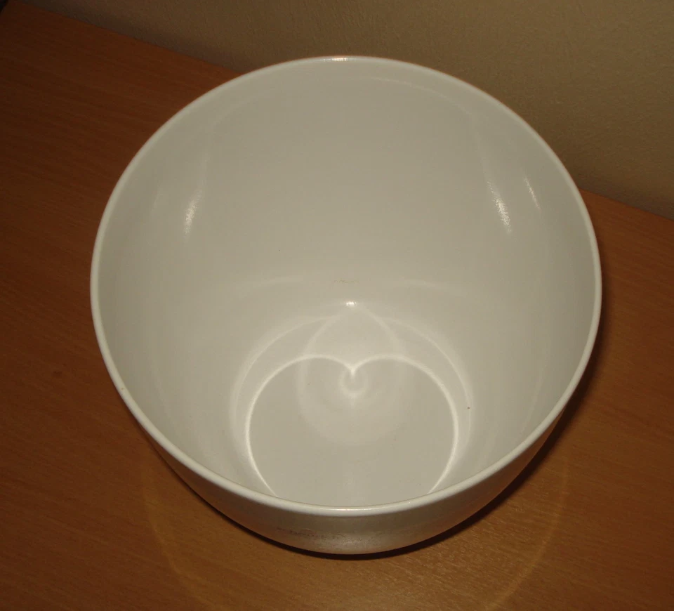 Großer Übertopf Weiß Lasiert von Scheurich - Bild 2 von 3