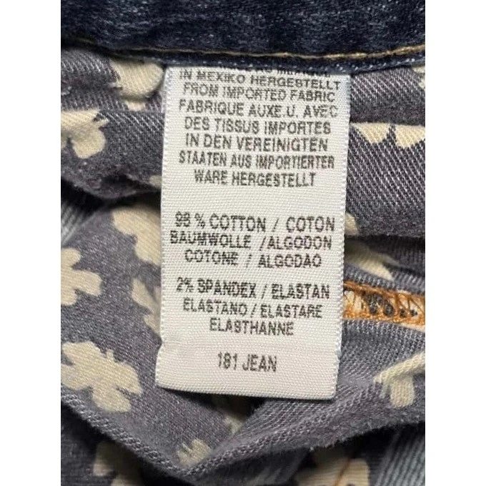 Lucky Brand 181 Jean Mens Size 33x29 Bootcut Denim Blue Cotton Blend - Image 4 of 4