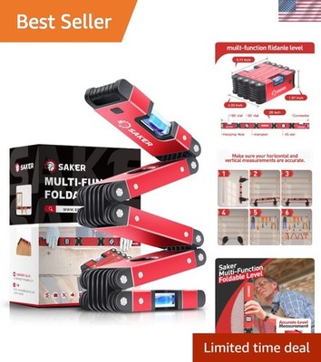 28-Inch Multi-Function Foldable Level Tool   Precision & Portability Combined