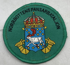 Patch militaire suédois bataillon Norbottenspansar.
