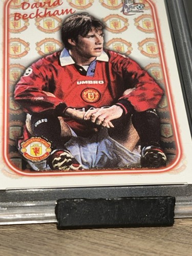 David Beckham—Rookie—1997 Futera—Fans Select—Special Edition—RARE—PSA 10—POP 16! - Picture 10 of 19