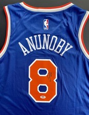 OG Anunoby Signed Autographed New York Knicks Jersey Psa/Dna Coa