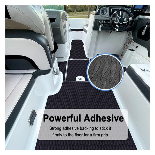 EVA Foam Boat Decking Sheet Faux Teak Deck Floor Mat 94.5" Marine Pad for Kayak - Picture 99 of 112