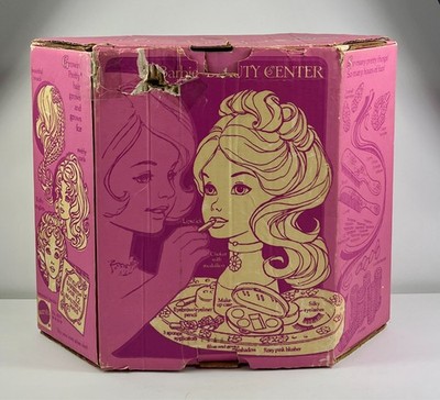 Vintage 1972 Barbie Beauty Center Styling Head W/Accessories & Box