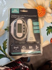 Merkury Gear Universal LCD FM Transmitter for iPod and MP3 Players NEW SEALED