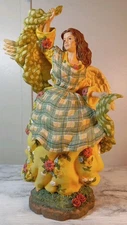 Pipka Earth Angels #13800 "The Cottage Angel" 9" Earth Angel Figurine #1125/5400