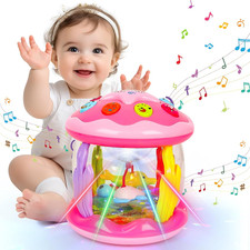 Baby Girl Toys 6-12 Months - Babies Ocean Rotating Projector Light up Musical To