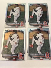 2025 Bowman Chrome Anthony Eyanson Refractor Rookie + 3 Base Red Sox