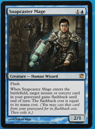 Snapcaster Mage Innistrad NM Blue Rare MAGIC MTG CARD (ID# 506780) ABUGames - Picture 1 of 2