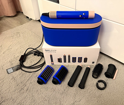 Dyson Airwrap Complete Long Blue/Blush + OVP, Rechnung & Zubehör