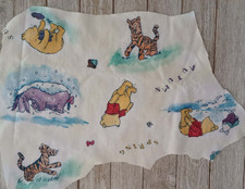 disney classic pooh eeyore fun fabric scrap piglet 10 by 8 inch #1007