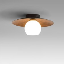 Vintage Modern Globe Glass Mini Chandelier Mid Century Semi Flush Ceiling Light